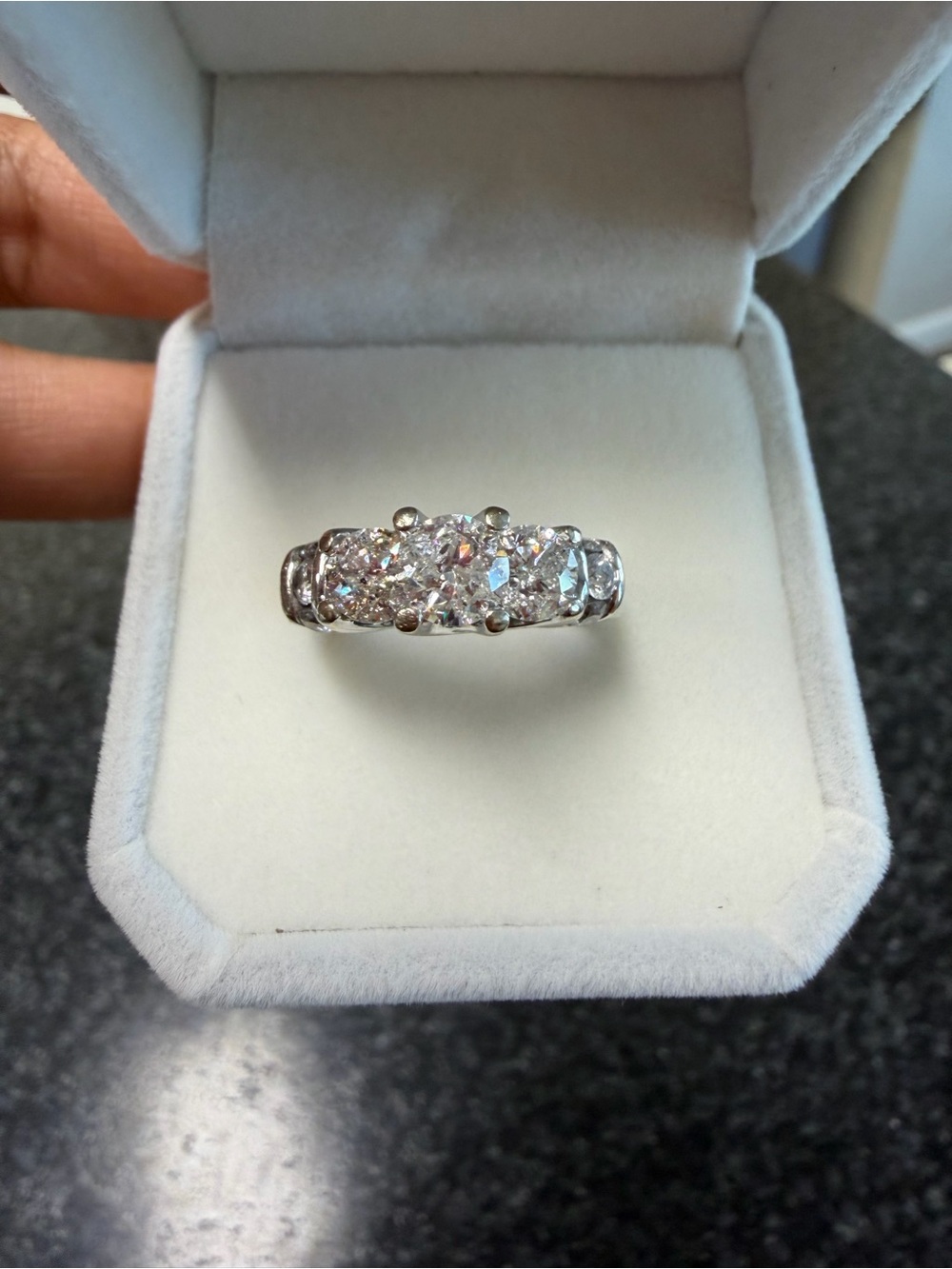 14k natural diamond ring